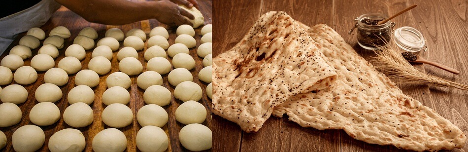 مراحل خط تولید نان